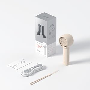JISULIFE Mini Portable Fan-Bladeless Safe Design, Powerful Turbo Handheld Fan