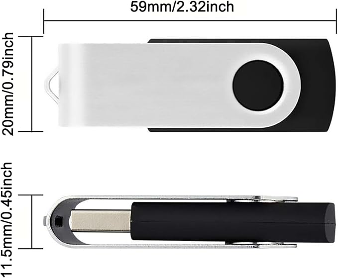 3 Pack 64GB USB Flash Drive