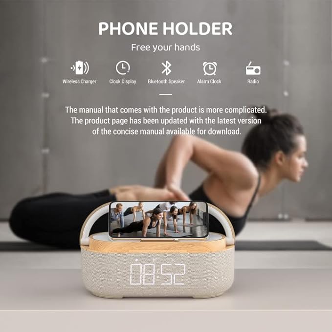 Bluetooth Speaker Alarm Clock