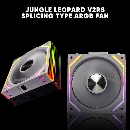 Jungle Leopard Interstellar V2 RS 120mm PC Reverse Blade Case Fan Infinity