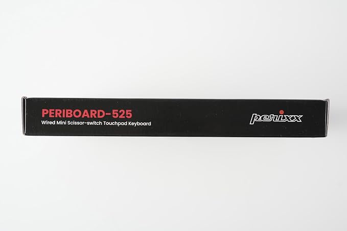 Perixx PERIBOARD-525 US, Wired Mini USB Keyboard