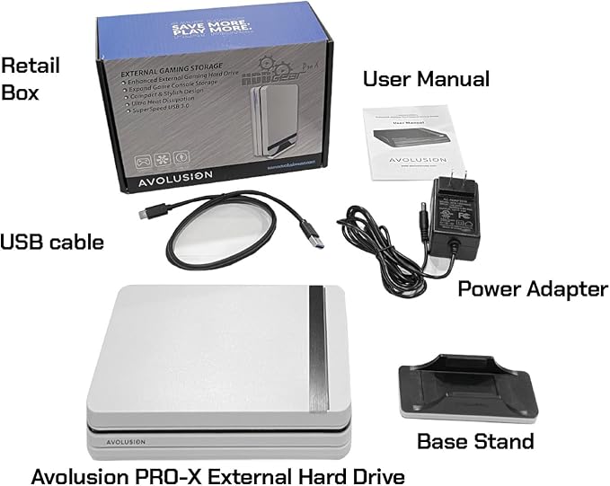 Avolusion PRO-X Series USB 3.0 External Hard Drive