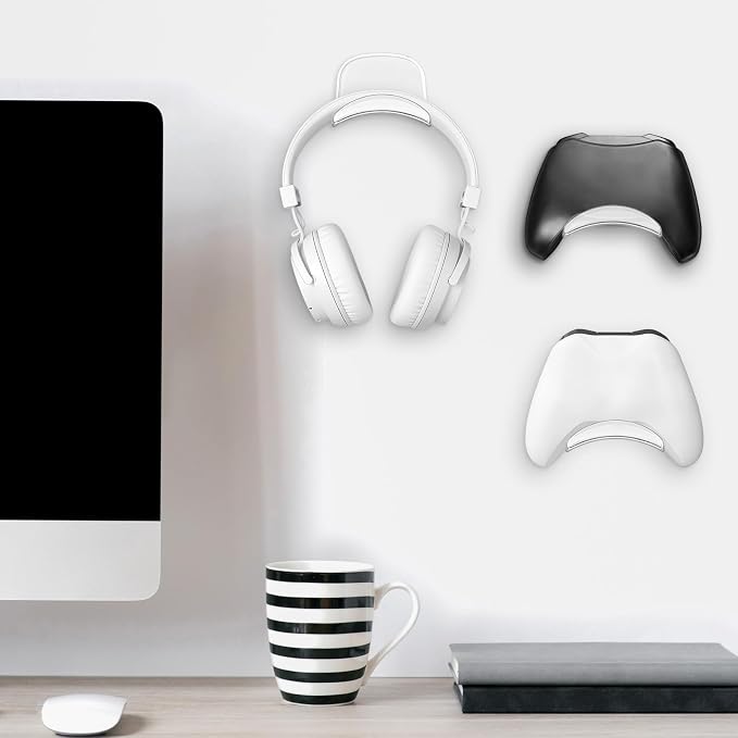30 Pcs Headset Wall Holder Adhesive Gaming Headset Holder Hooks