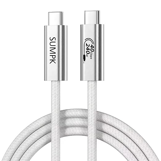 240W USB C Cable 6.6FT 2 Packs, USB4 Cable