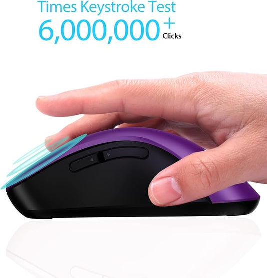 memzuoix 2.4G Wireless Mouse, 1400 DPI Computer Mice