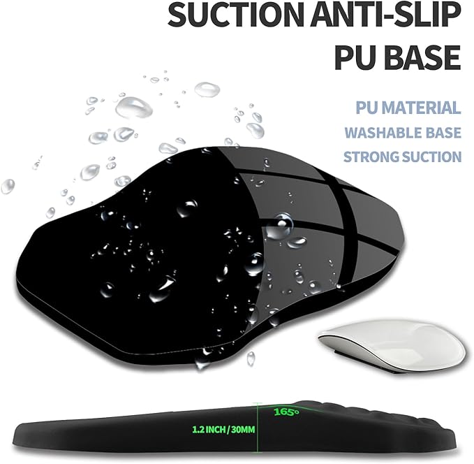Ergonomic Raised Mouse Pad Wrist Support