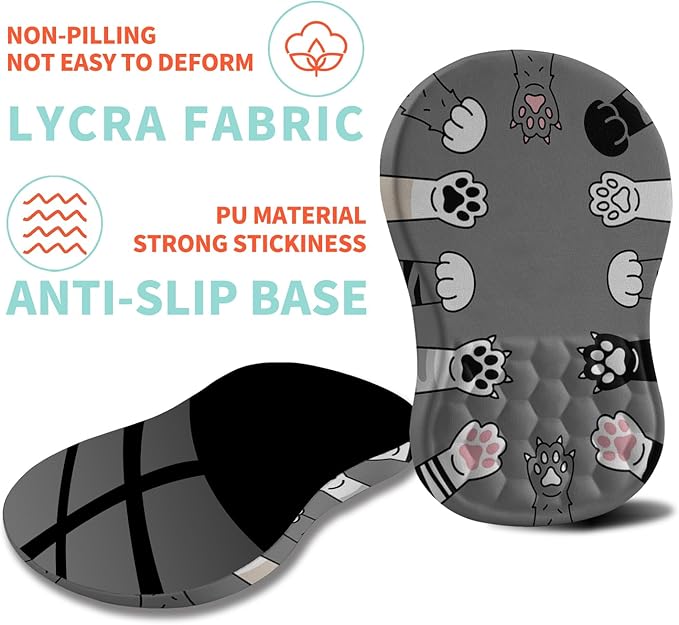 Ergonomic Mouse Pad Wrist Support