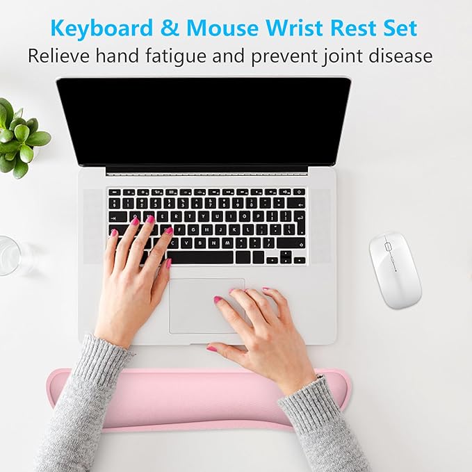 Dapesuom Enlarge Keyboard Wrist Rest, Cute Memory Foam Keyboard Wrist Cushion