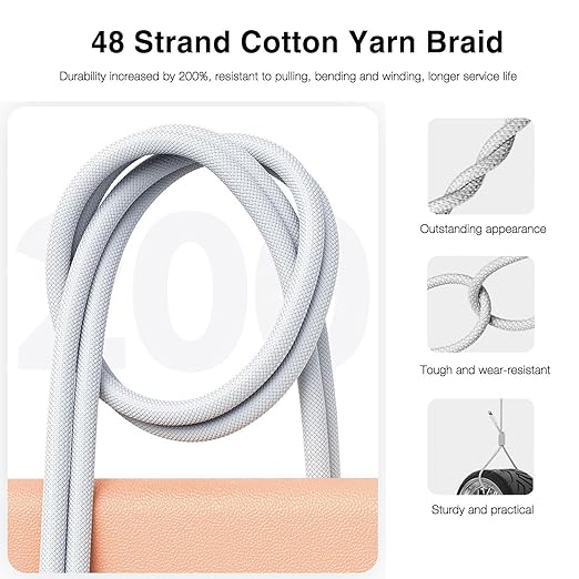 6FT iPhone 17/16/15 USB C to USB C Cable