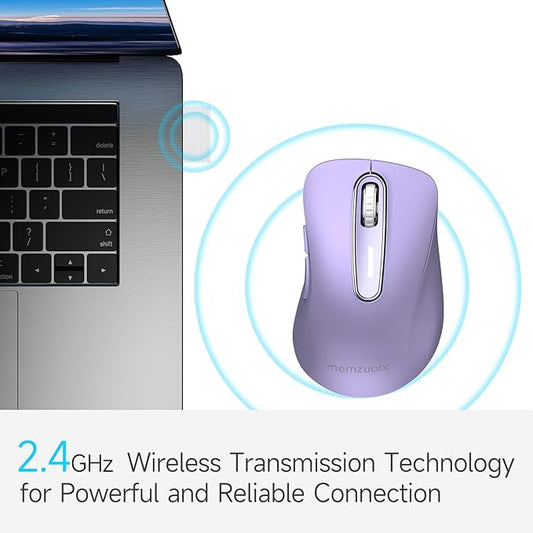 memzuoix 2.4G Wireless Mouse, 1400 DPI Computer Mice