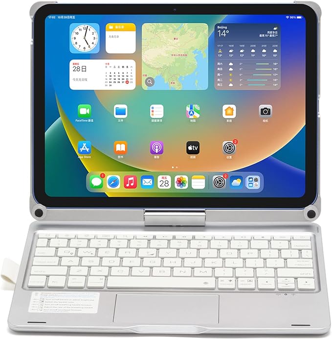 Touchpad Keyboard Case for iPad 11th Gen 2025/iPad 10th Generation 2022