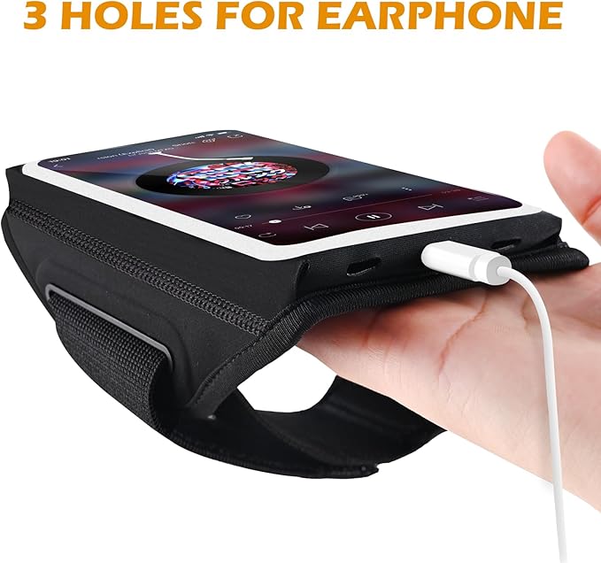 Running Armband with Earphone Bag Cell Phone Armband