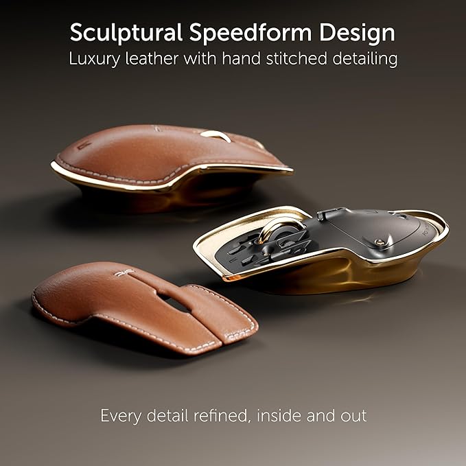 LUNAR ARTEFACTS Ambidextrous Rechargeable Bluetooth Wireless Computer Mouse