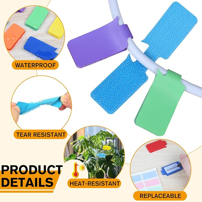36Pcs Large Cable Labels