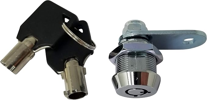 Admiral Locks Tubular Cam Lock, Keyed Alike Removable Key RV Compartment
