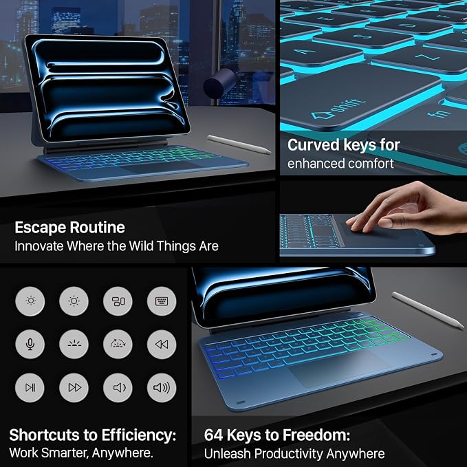 typecase Keyboard Case for iPad Pro 11-inch 2024, Magic Keyboard