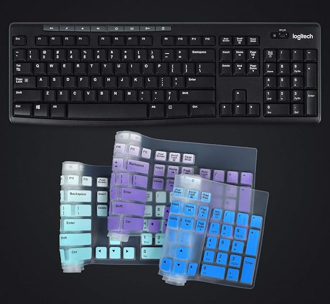 Keyboard Cover for Logitech MK295 MK370 MK270 K270 MK260 Keyboard, MK370 MK295