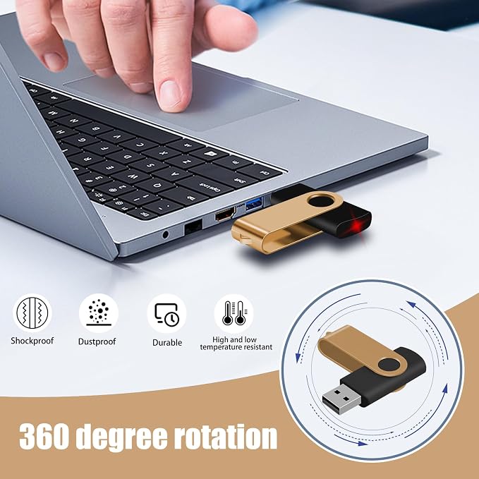 EASTBULL 64GB USB Flash Drive Bulk Thumb Drives 10 Pack
