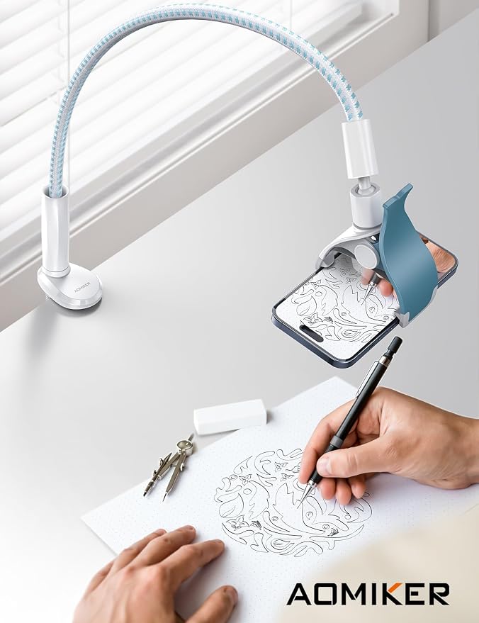 Gooseneck Phone Holder for Bed