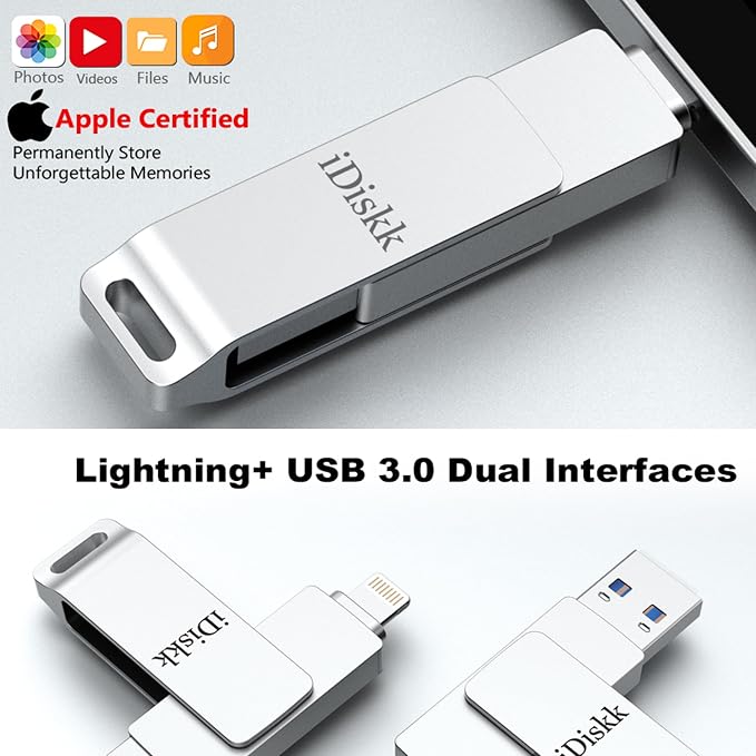 iDiskk 512GB Mfi Certified, Flash Drive
