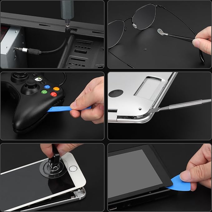 STREBITO Mini Electric Screwdriver Set 155 in 1 Small Powered Screwdriver