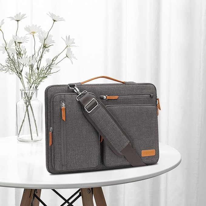 MOSISO 360 Protective Laptop Shoulder Bag, 17-17.3 inch Computer Bag Compatible