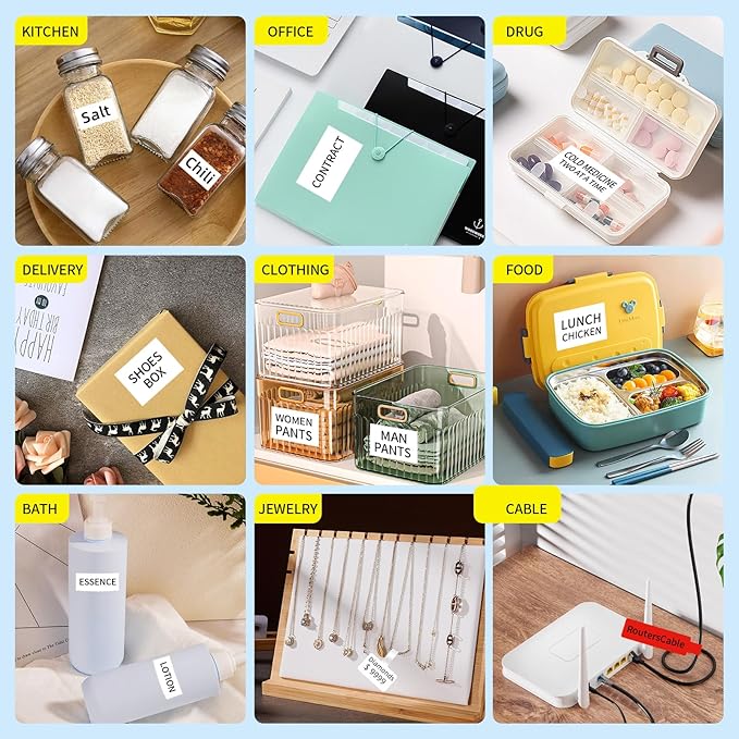 200 Pcs Cable Labels