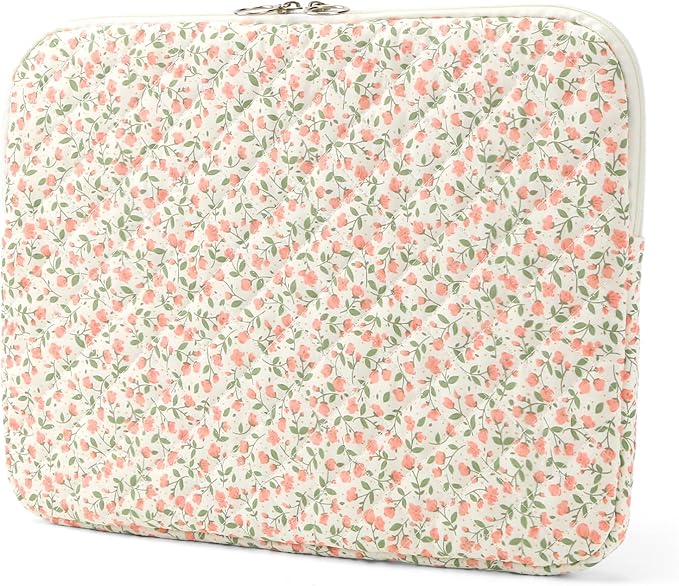 Puffy Laptop Sleeve 13-15.6 Inch Cute Quilted Laptop Protective Case Padded