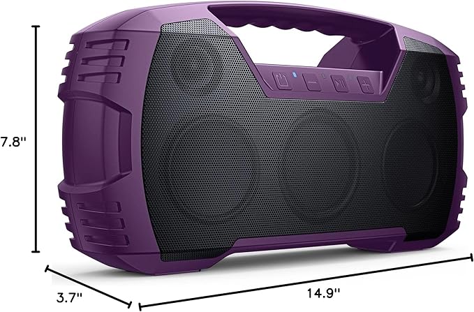 IPX7 Waterproof Outdoor Bluetooth Speaker, 32H Playtime, Floating Design