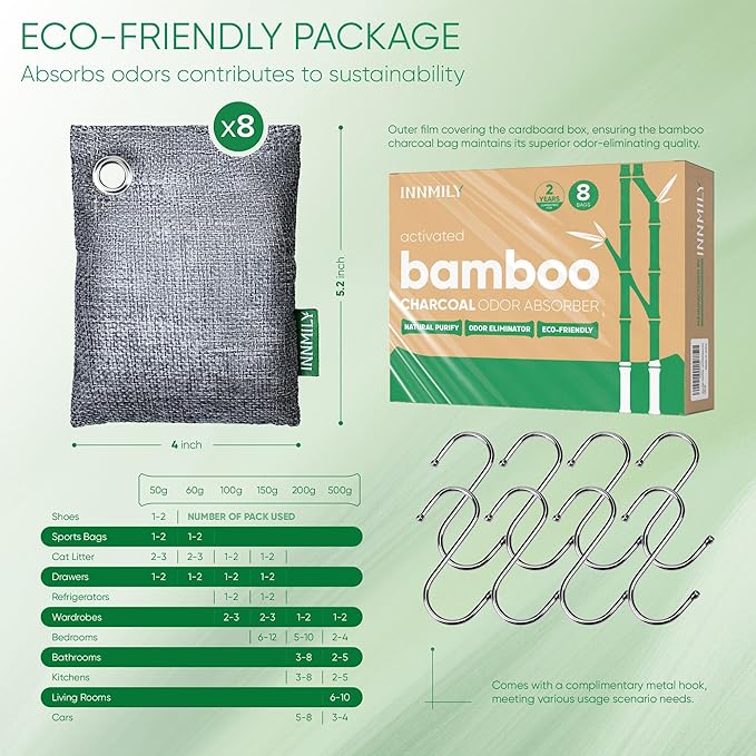Activated Charcoal Odor Absorber, Odor Eliminator