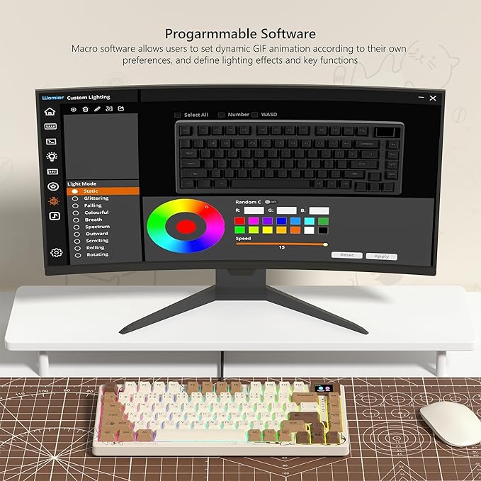 Womier SK80 Retro 75% Keyboard