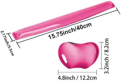 Silicone Gel Mouse Wrist Rest Plus Mouse Wrist Support Pad Office, Mac