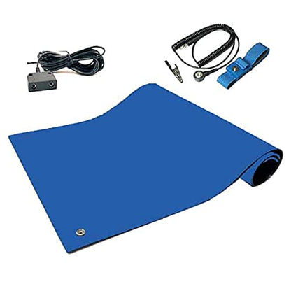 RubberStat Dual Layer ESD Compliant Workstation Rubber Table Mat Kit, Cell
