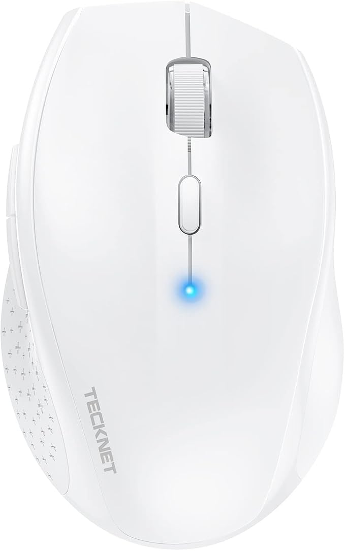 TECKNET Bluetooth Mouse, 4800 DPI Wireless Mouse, 2-Year Battery 6 Adjustable