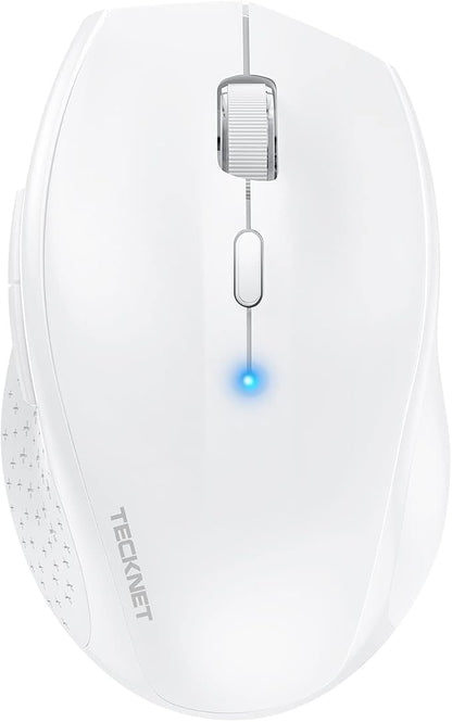 TECKNET Bluetooth Mouse, 4800 DPI Wireless Mouse, 2-Year Battery 6 Adjustable