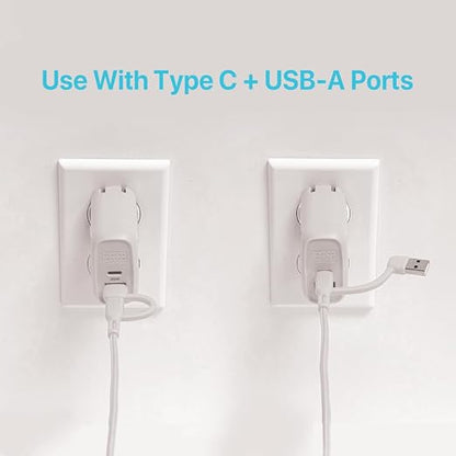 BLACK+DECKER USB C Multi Charging Cable, Fast Multi Charger Cable w/Adapter