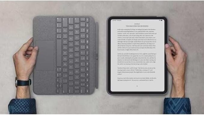 Logitech Combo Touch iPad 10th Gen Case, Detachable Keyboard, Large Precision