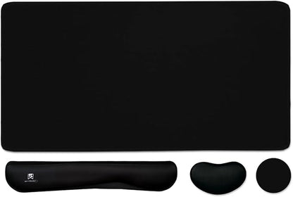 4-in-1 Large Gaming Mouse Pad, Keyboard Wrist Rest Pad & Wrist Support Mousepad