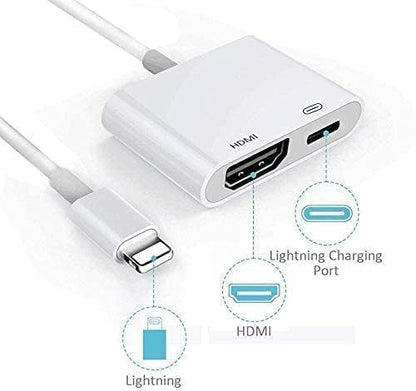 Apple MFi Certified Lightning to HDMI Digital AV Adapter 1080P HD Video HDMI