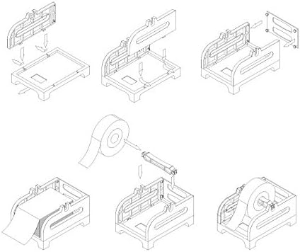 Rollo Thermal Label Holder for Rolls and Fan-Fold Labels