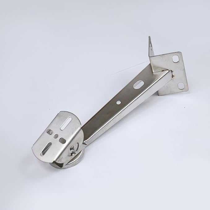 ZT-NET Security Camera Corner Pole Mounting Bracket Stainless Steel Mount