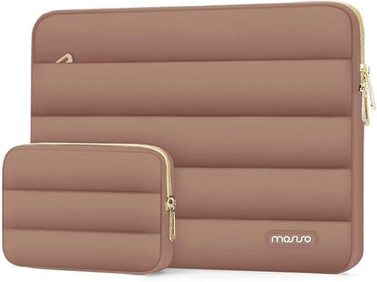 MOSISO 13.3 inch Laptop Case, 13-13.3 inch Puffy Laptop Sleeve Compatible