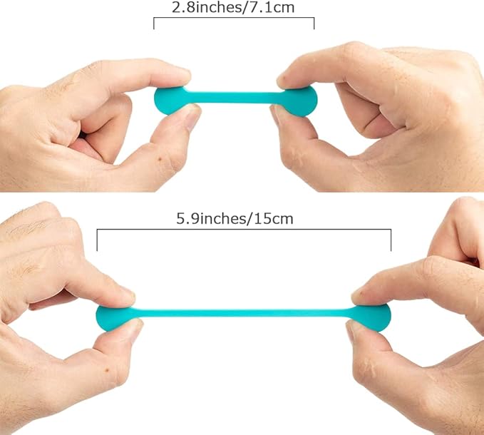 Viaky 6 Packs Magnet Wire Winder Straps