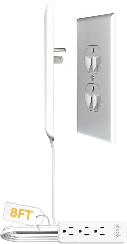 Sleek Socket Original & Patented Ultra-Thin Outlet Concealer