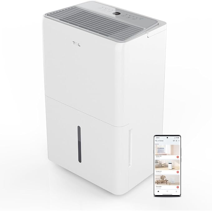 TCL 4500 Sq. Ft. 50-Pint Smart Dehumidifier, Energy Star 2024, Including