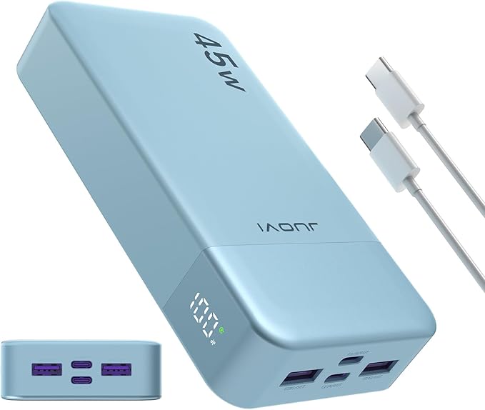 Power Bank, 20000mAh 45W Portable Charger, PD3.0 QC4.0 Fast Charging