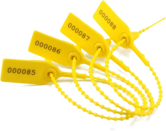 Leadseals 1000 Plastic Tamper Seals, Zip Ties
