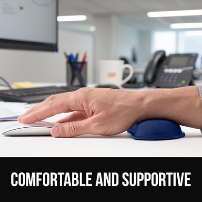 GORILLA GRIP Silky Gel Memory Foam Keyboard Wrist Rest and Mouse Pad