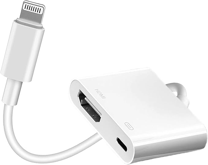 Apple MFi Certified Lightning to HDMI Digital AV Adapter 1080P HD Video HDMI