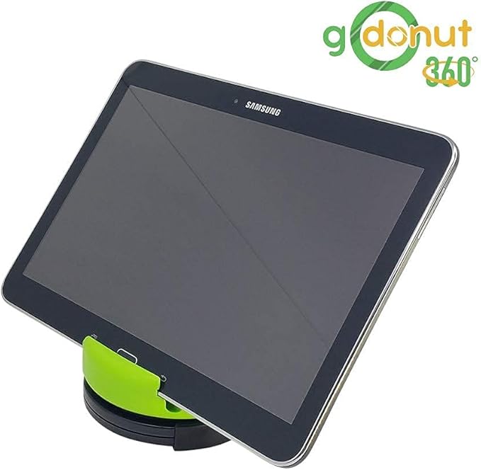 GoDonut – Phone Stand 360 Swivel – Cell Phone Holder + iPad Stand Desk Organizer